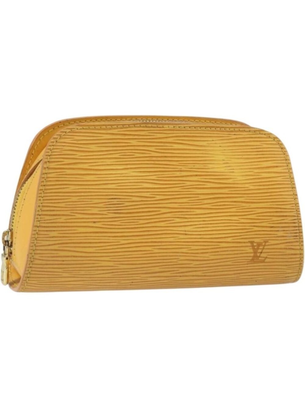 LOUIS VUITTON Epi Dauphine PM Pouch Yellow M48449